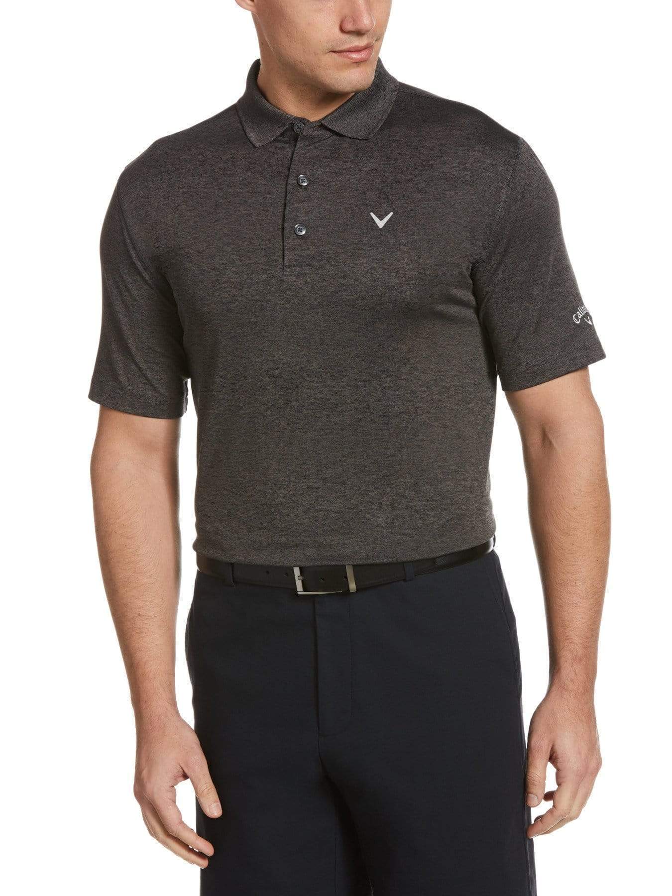 Big & Tall Heathered Polo Shirt for Men - Comfortable & Stylish Casual Wear for Work & Outdoor Activities