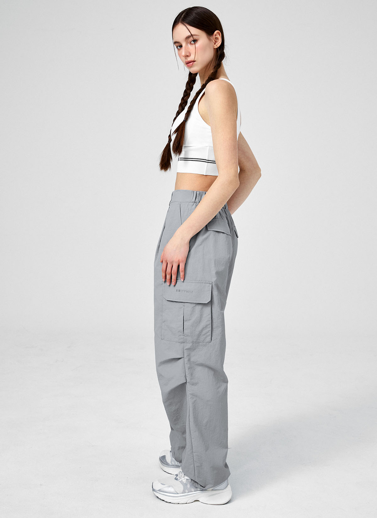 Comfortable Utility Wide Leg Pants for Women - Stretchy Casual Lounge Pants for Home, Work & Travel | Plus Size Options Available