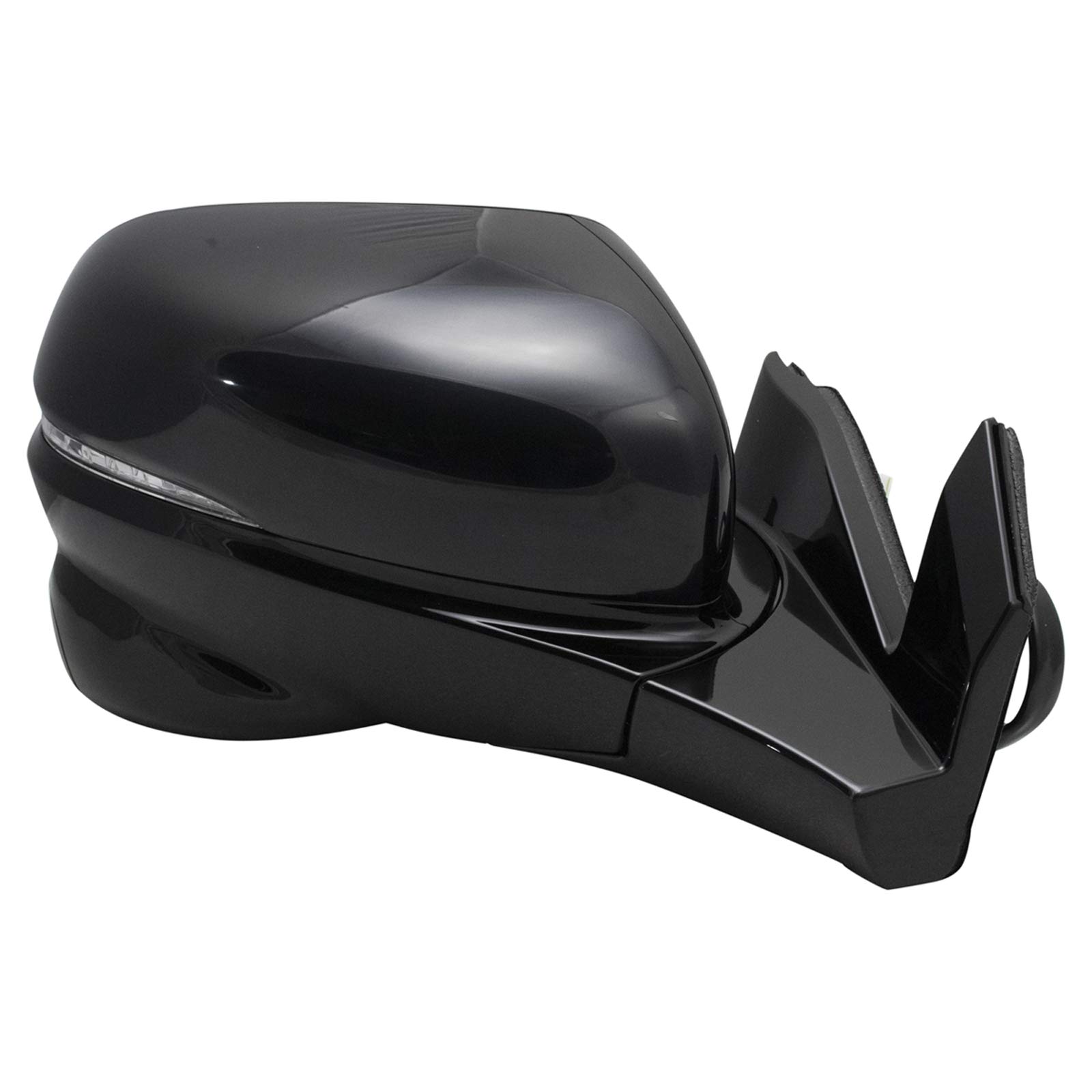 TRQ Heated Memory Side View Mirror with Camera - Right Passenger Side Replacement for 2016-2018 Honda Pilot HO1321291 - Perfect for Night Driving & Blind Spot Safety