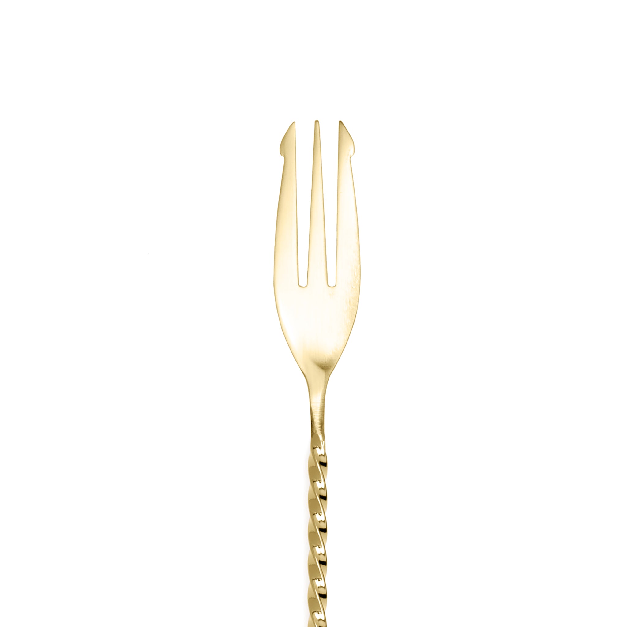 Gold Plated TRIDENT BARSPOON 40cm - Premium Cocktail Mixing Tool for Bartenders & Home Bars - Perfect for Crafting Martinis, Mojitos & Classic Cocktails