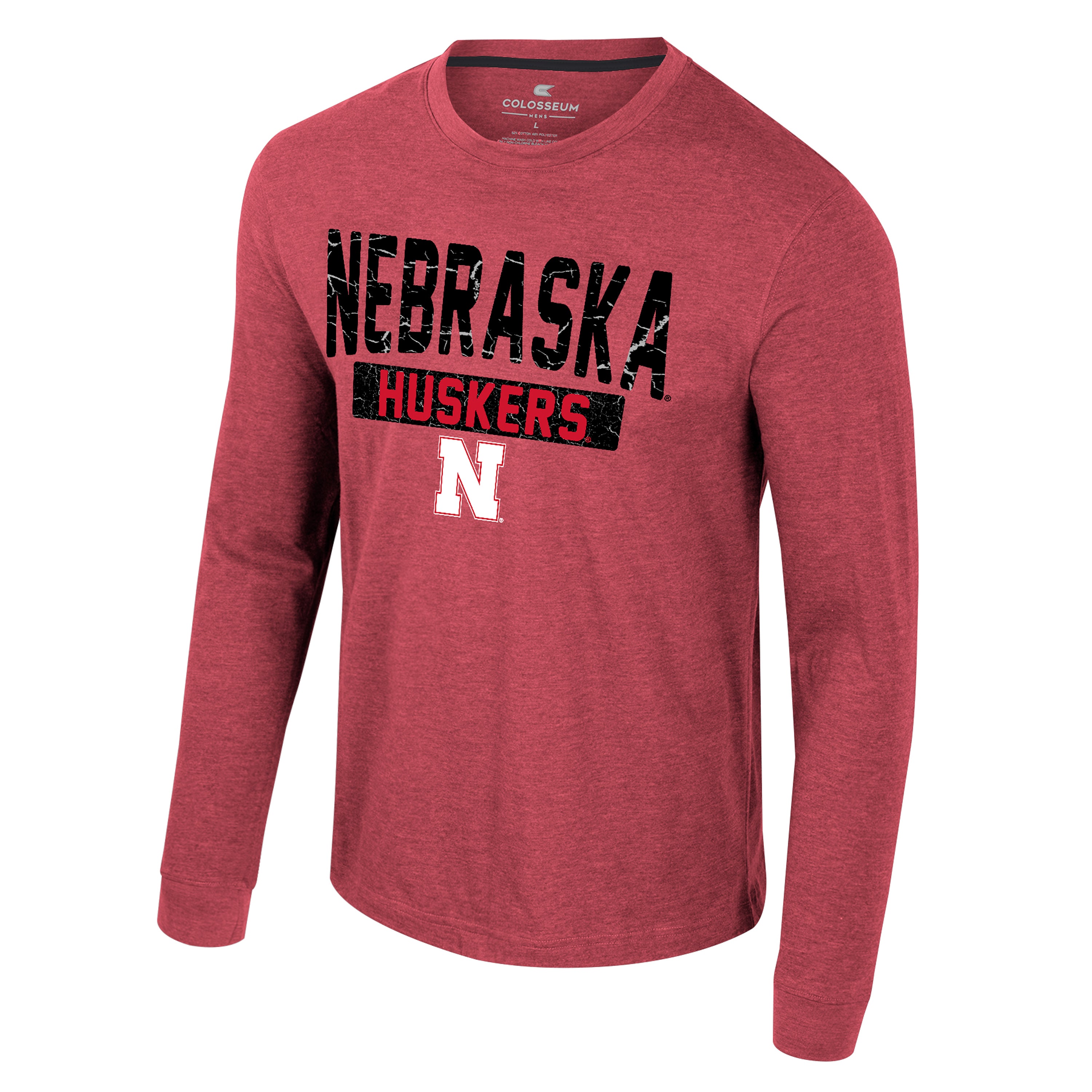 Nebraska Huskers Men's Long Sleeve Neo Shirt - Comfortable Performance Wear for Football Games, Tailgating & Casual Outfits
