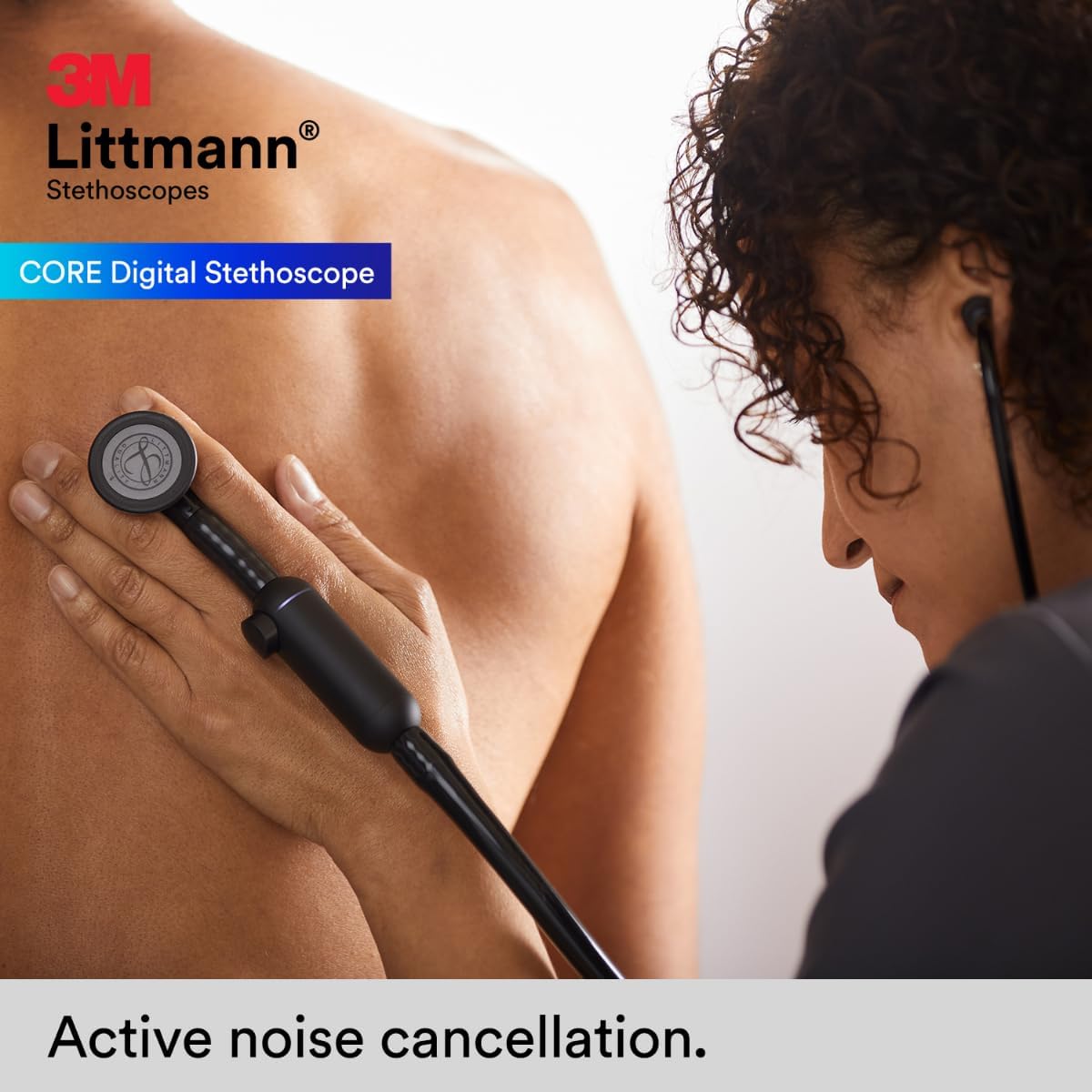 3M Littman® CORE Digital Stethoscope - Black Chestpiece with 27