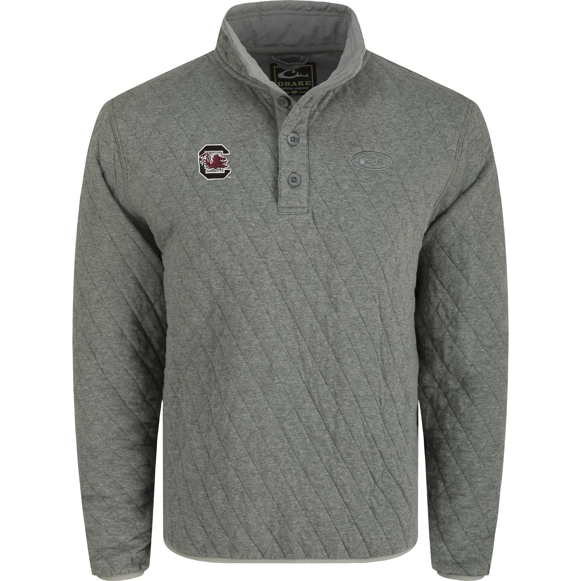 South Carolina Delta Quilted 1/4 Snap Sweatshirt - Comfortable & Stylish College Apparel for Women & Men - Perfect for Game Days, Campus Wear & Casual Outfits