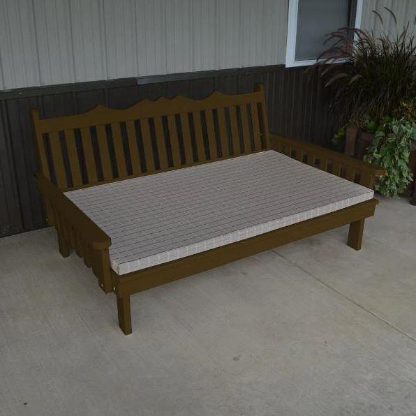 Royal English Daybed in Yellow Pine by A&L Furniture – Elegant Sofa Bed for Living Room, Guest Room & Home Office