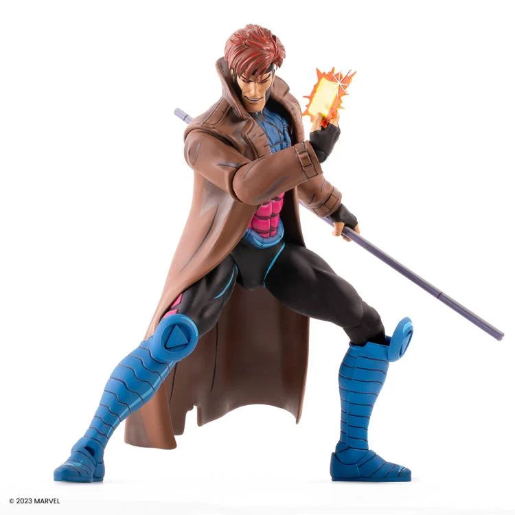 X-Men: The Animated Series Gambit 1/6 Scale Collectible Action Figure - Perfect for Marvel Fans, Display & Comic Book Collections