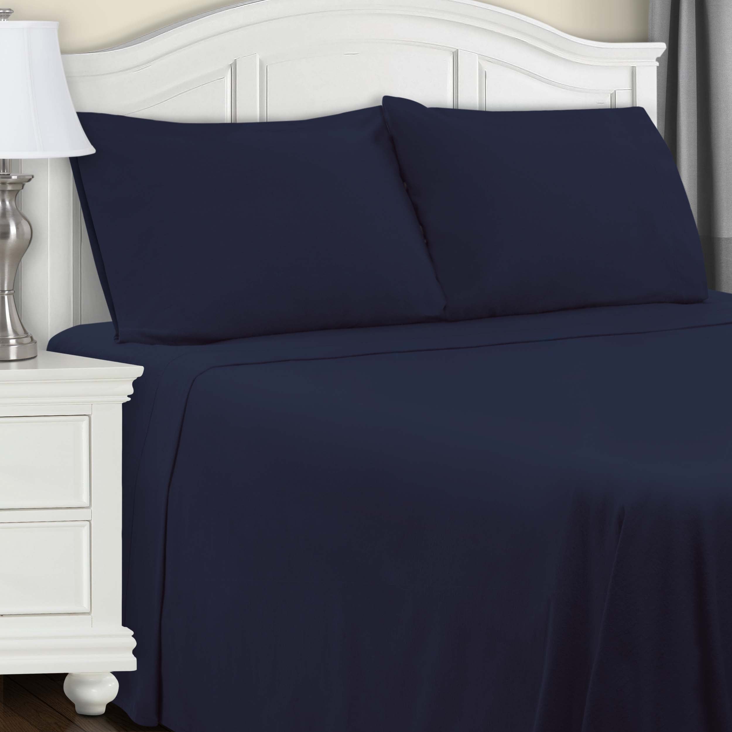 Premium Cotton Flannel Deep Pocket Sheet Set - Soft & Cozy Bedding for Winter - Queen Size, Solid Trellis Pattern - Perfect for Cold Nights & Guest Rooms