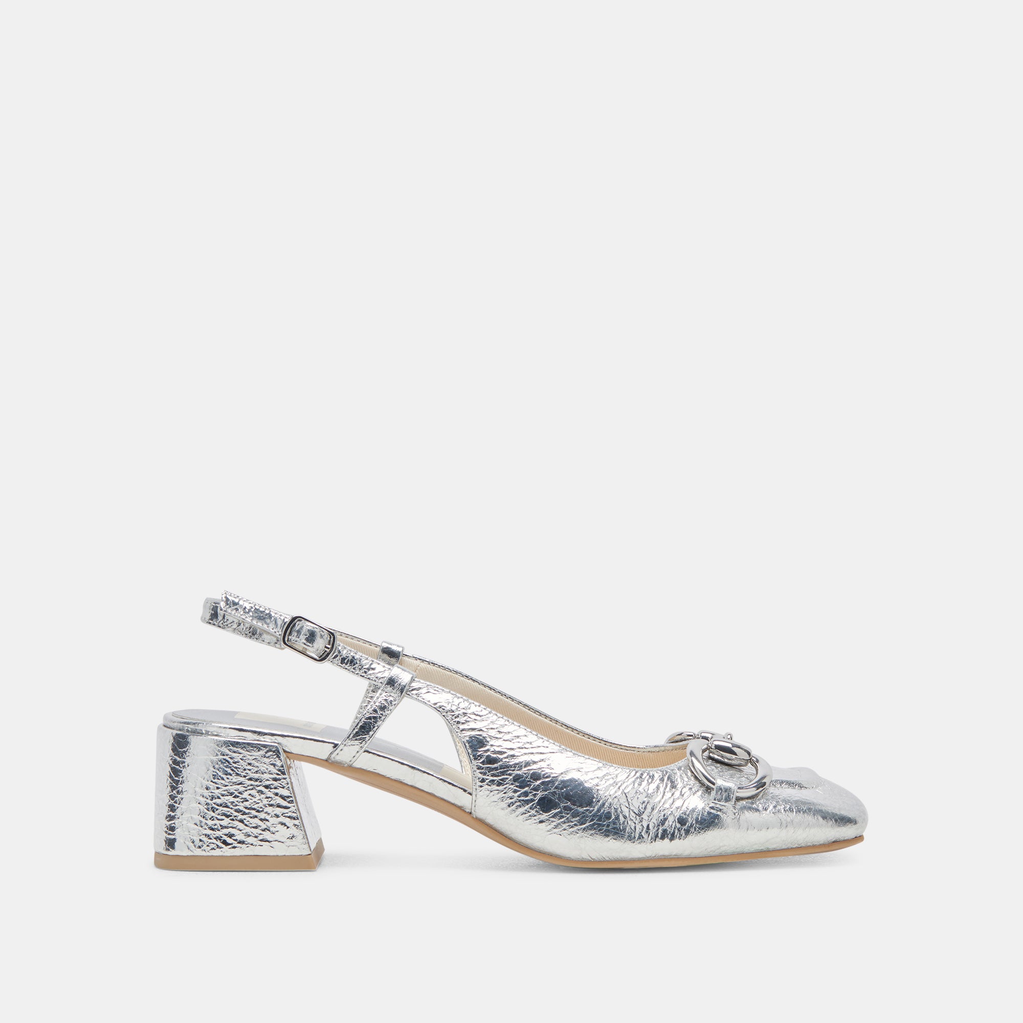 MELLI Women's Silver Distressed Leather Heels - Stylish High Heels for Parties, Weddings & Evening Events