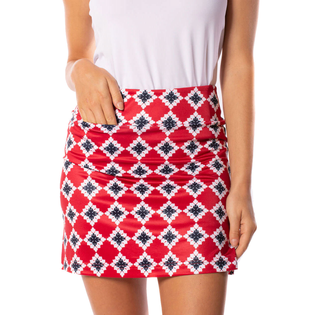 Golftini Serendipity 17.5 Inch Women's Golf Skirt with Built-in Shorts - Comfortable & Stylish Golf Apparel for Ladies, Perfect for Golf Courses, Tennis, and Casual Outings