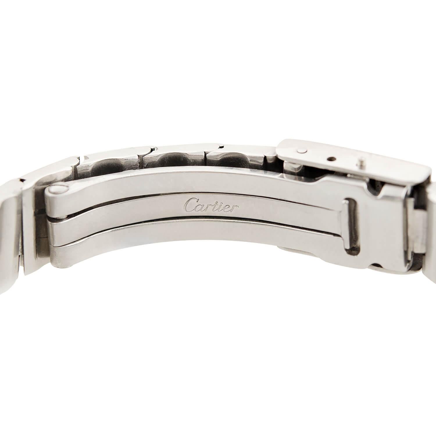 Cartier Santos Ladies Watch - 18k Gold & Stainless Steel Two-Tone Luxury Timepiece for Women | Perfect for Business, Formal Events & Everyday Elegance