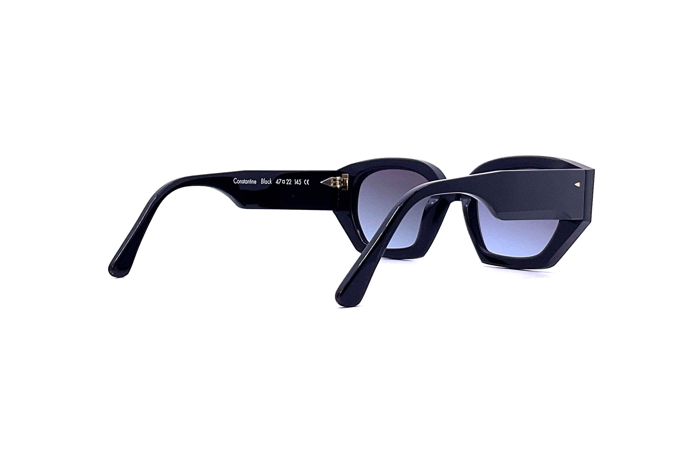 Ahlem Constantine Sunglasses - Classic Black Aviator Style for Men & Women | UV Protection, Polarized Lenses | Perfect for Driving, Beach & Outdoor Activities