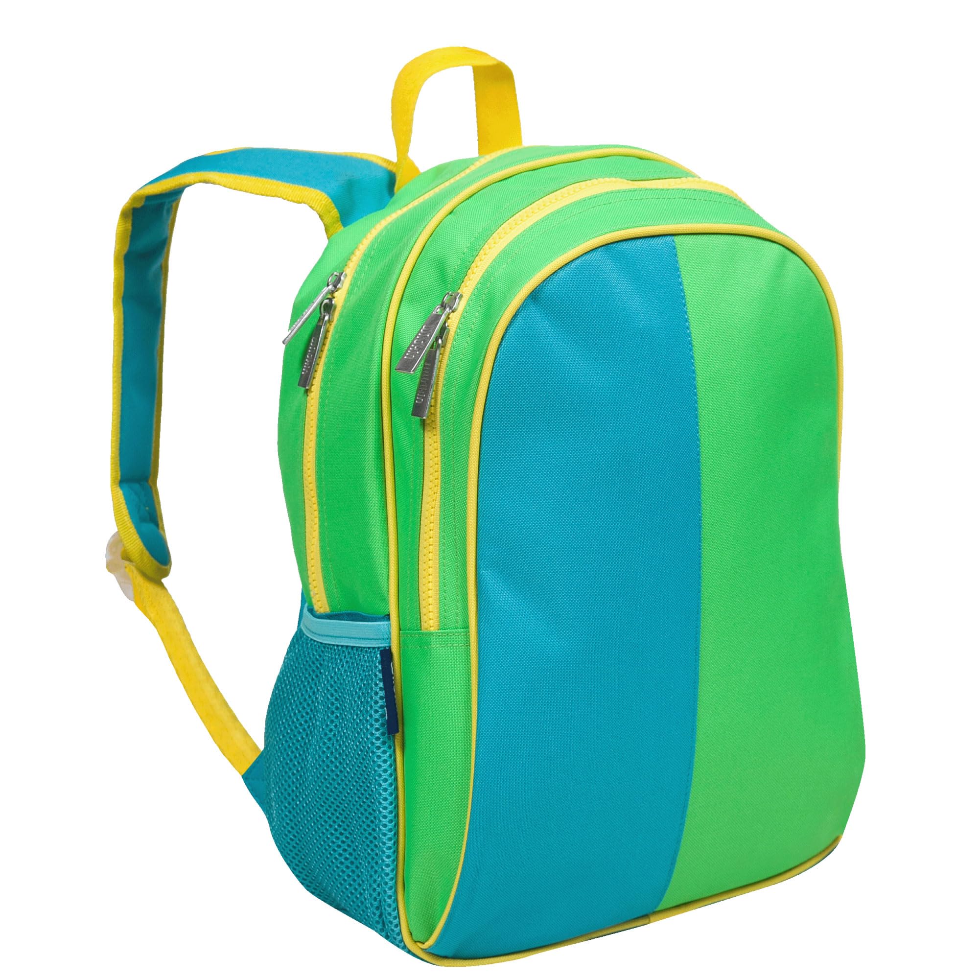 Wildkin 15-inch Kids Backpack - Durable Padded School Backpack with Adjustable Straps for Boys & Girls - Monster Green - Perfect for Elementary School, Day Trips & Outdoor Adventures