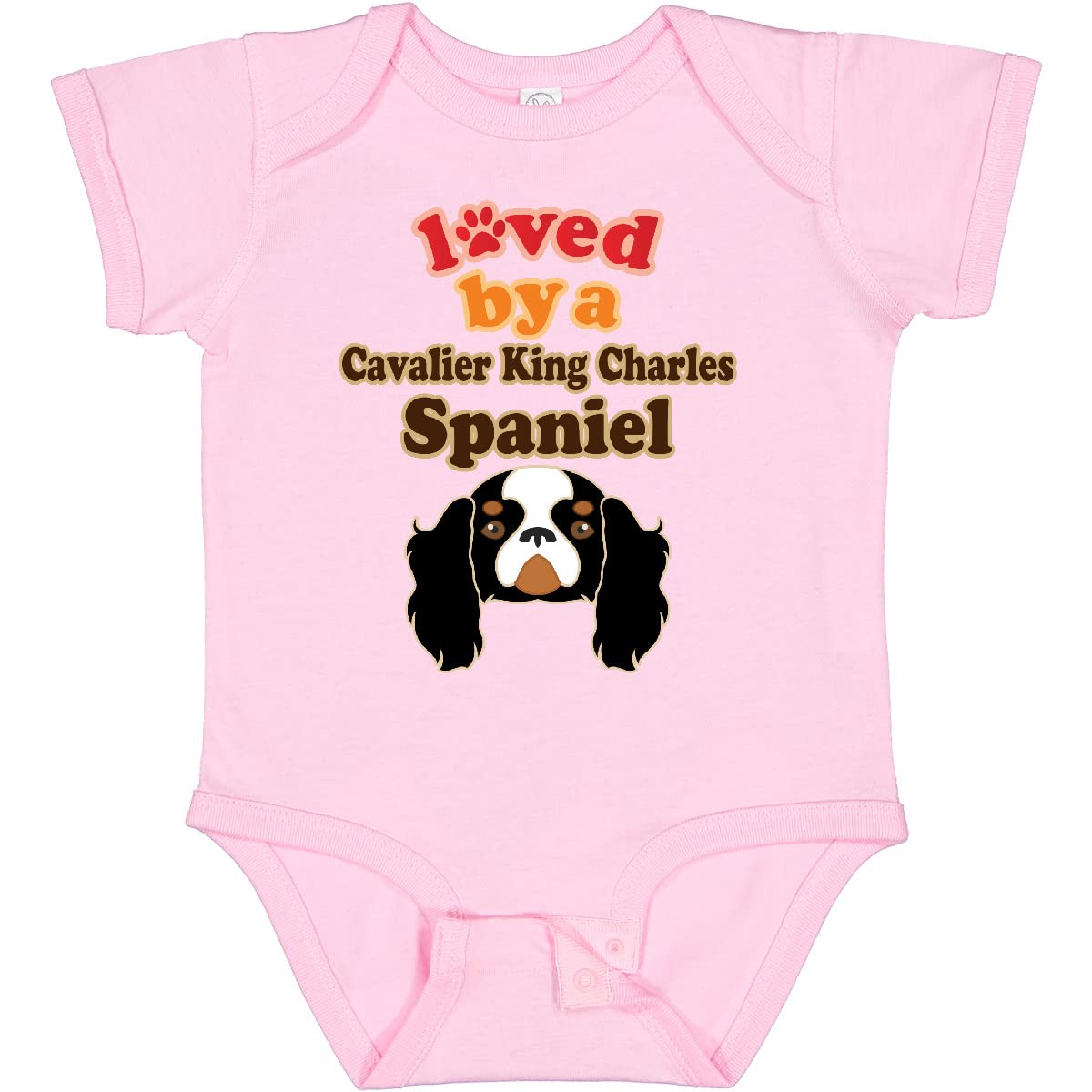 Inktastic Cavalier King Charles Spaniel Dog Baby Bodysuit - Cute Puppy Onesie for Newborns & Infants - Perfect for Photo Shoots, Birthdays & Family Outings