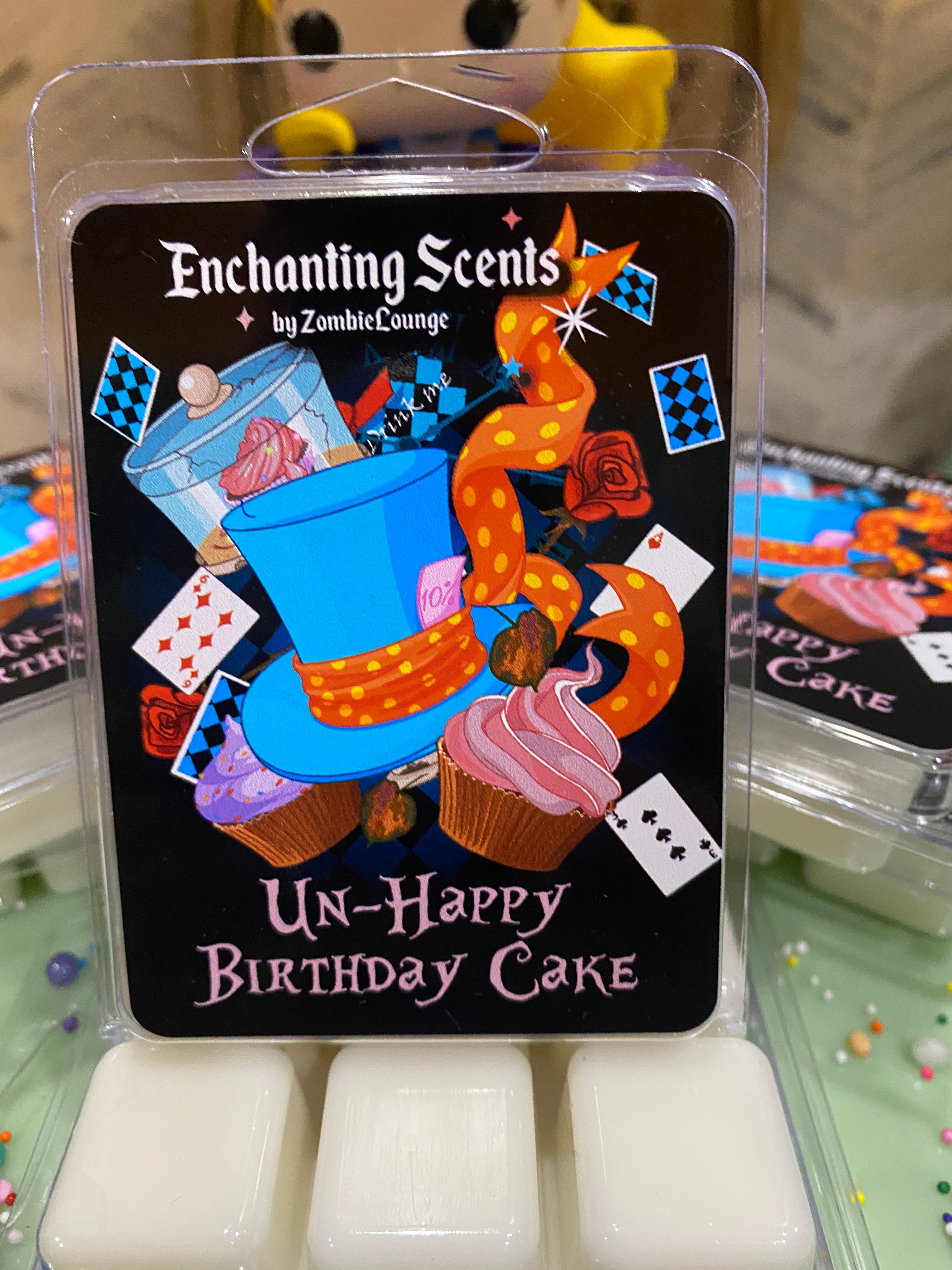 Happy Birthday Cake Scented Wax Melts - Fragrant Soy Wax Cubes for Warmers, Perfect for Parties & Home Decor