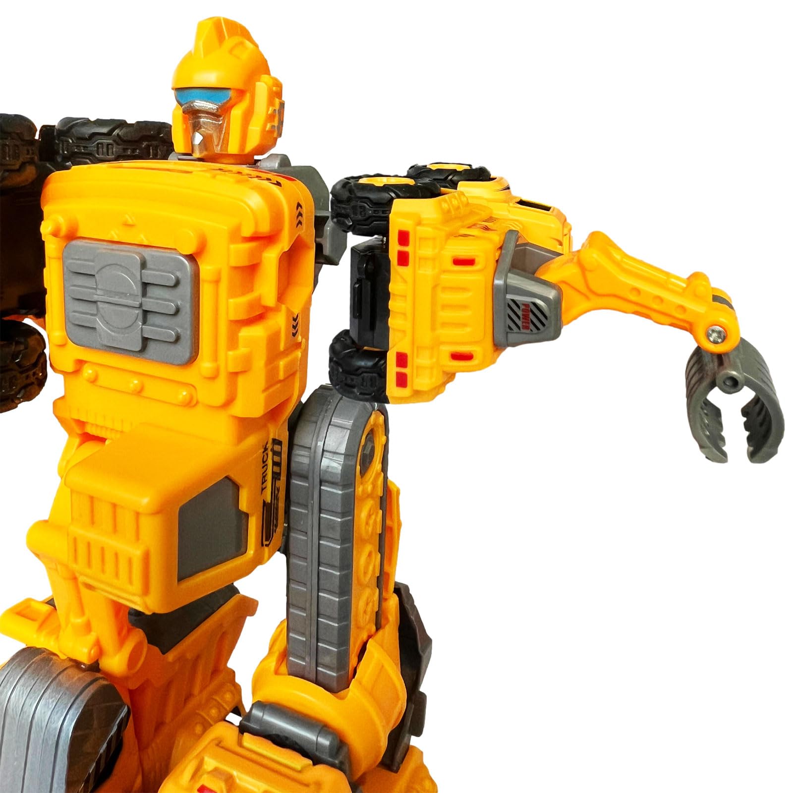 OTONOPI 5-in-1 Transforming Robot Toys - Alloy Construction Trucks Convert to Giant Robot Action Figure Set for Kids Ages 3-12 | STEM Educational Toy for Boys & Girls | Perfect for Playtime, Birthday Gifts & Collectible Display