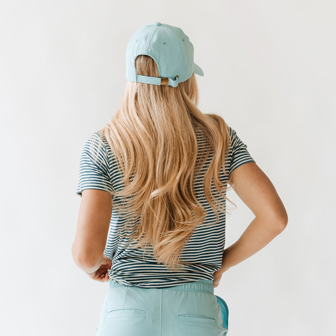 Stylish Aqua Blue Everyday Hat for Men & Women - Perfect for Outdoor Activities, Beach, and Casual Wear