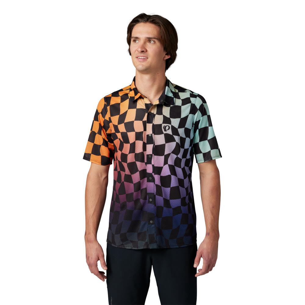 Men's Canyon Tech Snap Jersey - Breathable Cycling Shirt for Mountain Biking & Outdoor Sports | Quick-Dry Performance Top for Riders