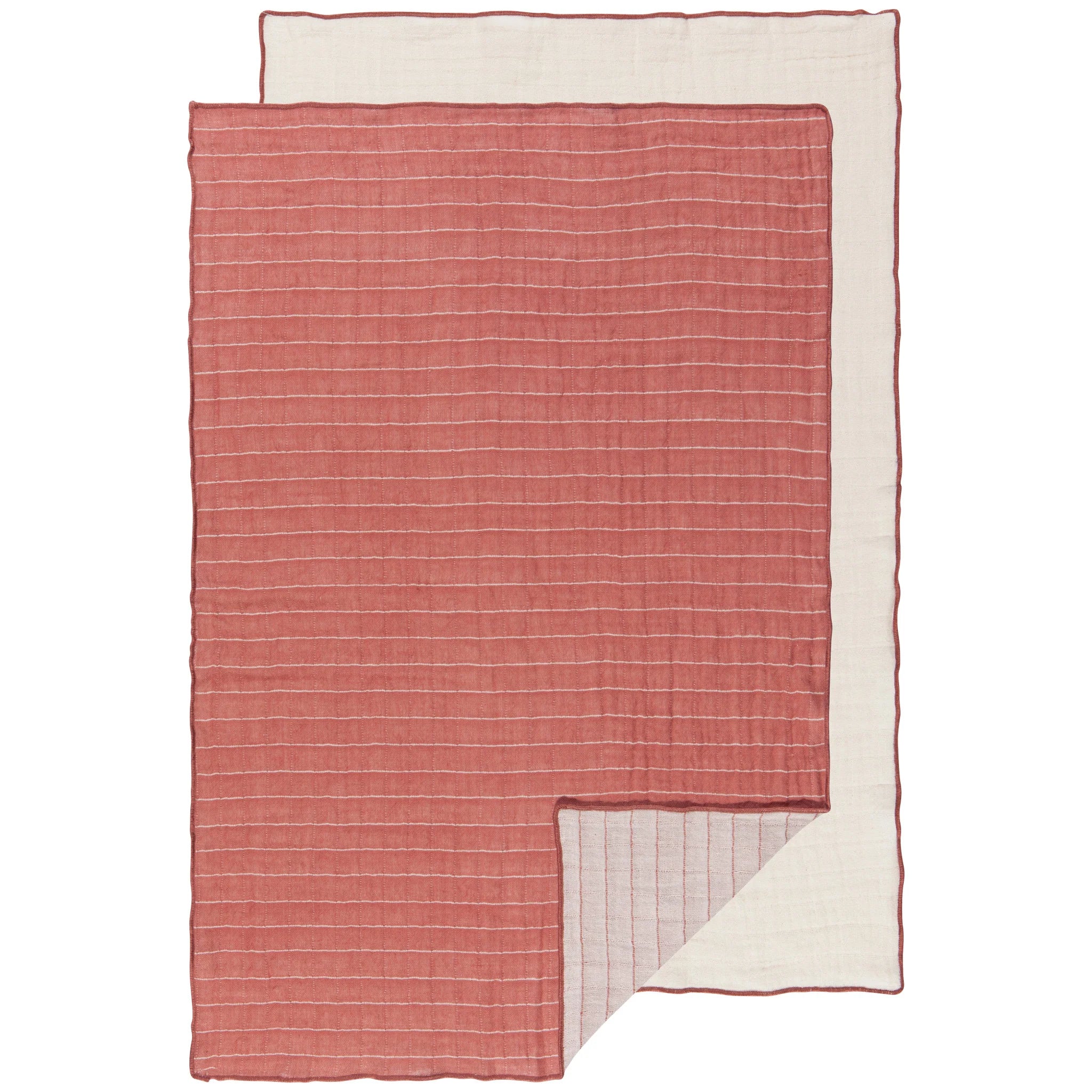 Premium Danica Heirloom Double Weave Cotton Dish Towels Set of 2 - Canyon Rose | Ultra Absorbent Kitchen Towels for Drying Dishes, Cleaning Countertops & Elegant Home Decor