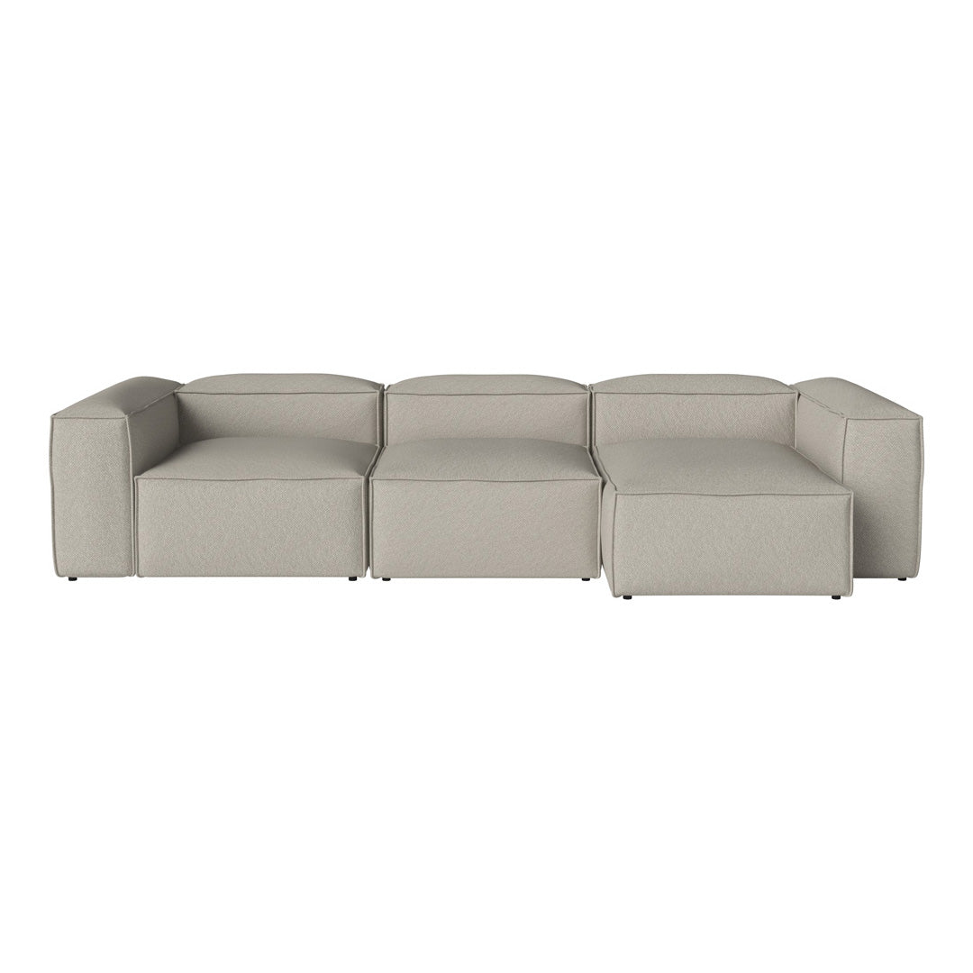 Cosima 3-Seater Sofa with Chaise Lounge - Modern L-Shaped Sectional Couch for Living Room, Apartment & Small Spaces - Soft Fabric Upholstery & Sturdy Frame - Perfect for Relaxing, Entertaining & Family Movie Nights