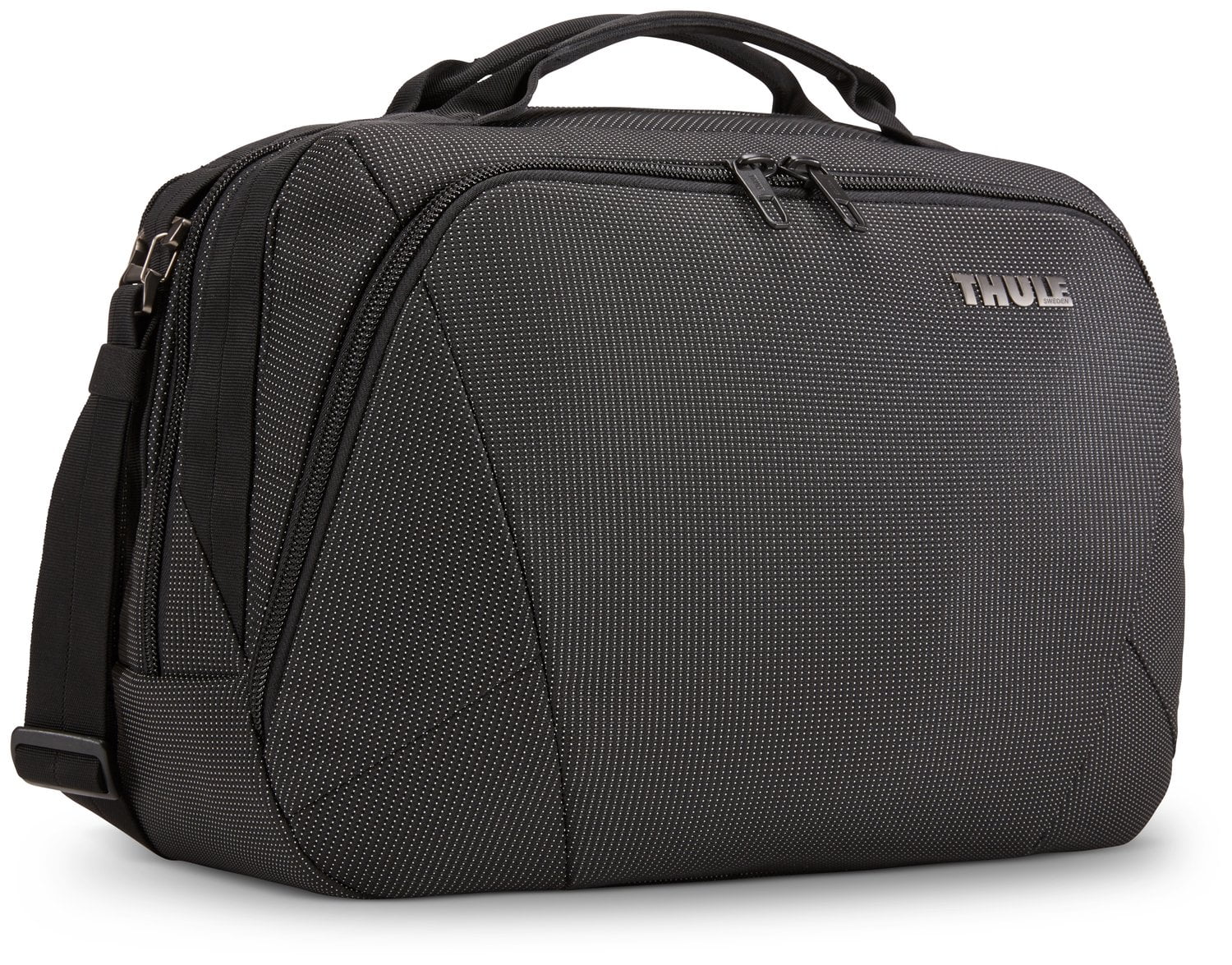Thule Crossover 2 Rolling Luggage - Durable Carry-On Boarding Bag for Travel (Black) | Perfect for Airplane, Business Trips & Weekend Getaways