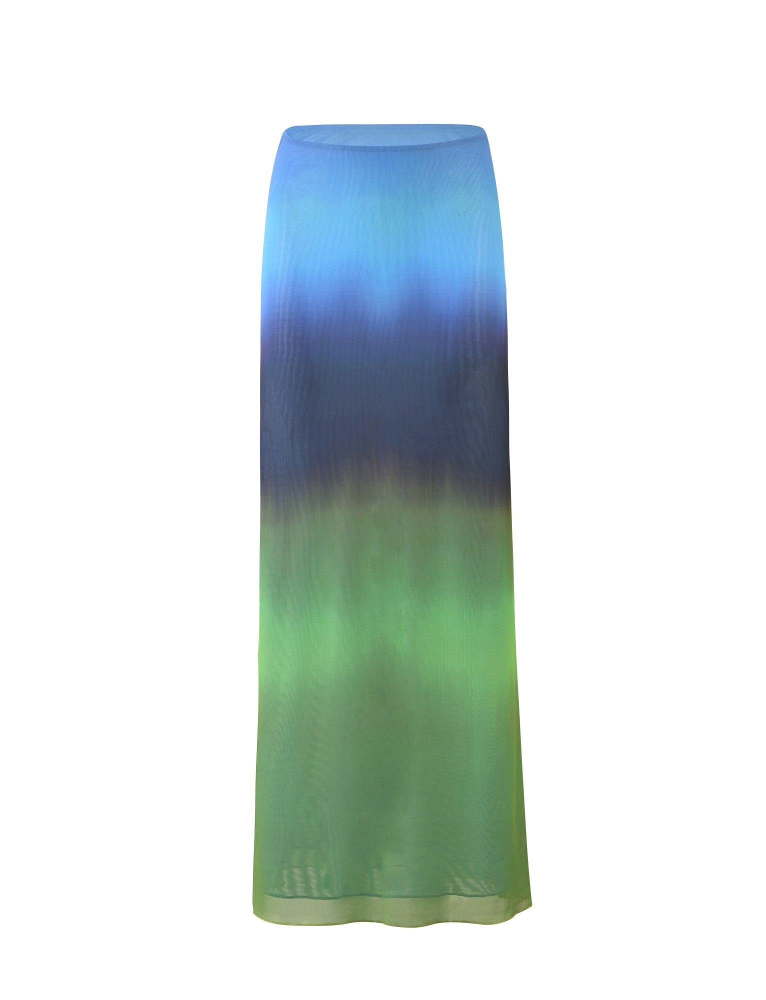NOELY SKIRT - Ombre Gradient Stripe Maxi Skirt for Women | Flowy Boho Summer Dress | Perfect for Beach, Vacation & Casual Outings