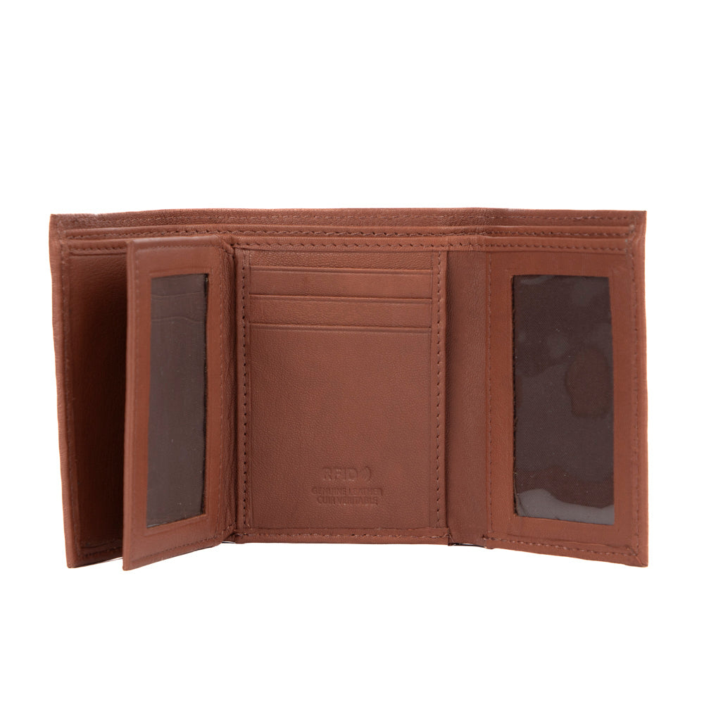 Premium RFID Blocking Leather Trifold Wallet - Slim & Secure for Men & Women - Perfect for Travel, Business & Everyday Use