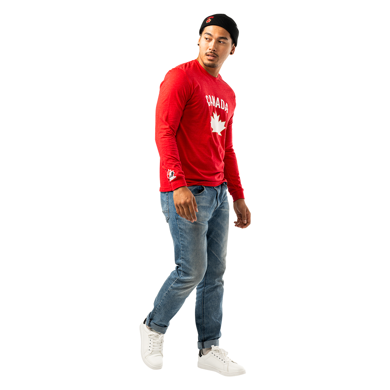 Bauer Hockey Canada Long Sleeve Graphic Tee for Men - Senior Hockey Jersey for Ice Hockey & Street Wear - Perfect for Games, Training & Casual Outfits