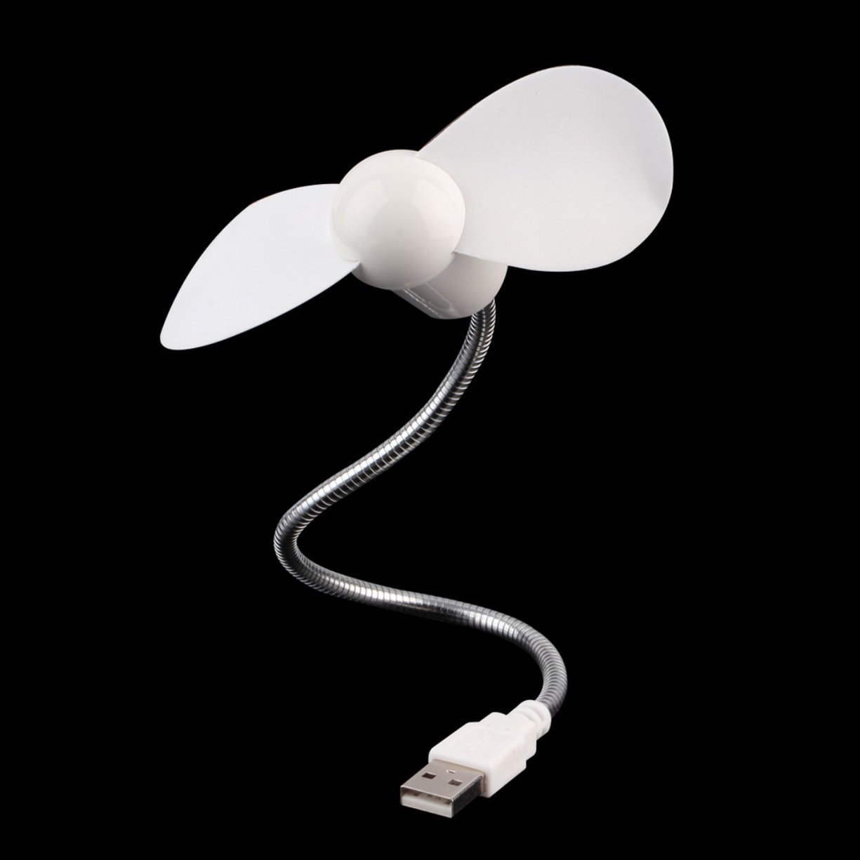 USB Fan - Mini Silent Desktop Fan with 360° Rotation & Adjustable Angle, Metal Blade Cooling Fan for Office, Laptop, Notebook, Tablet PC | Perfect for Home, Office & Travel Use