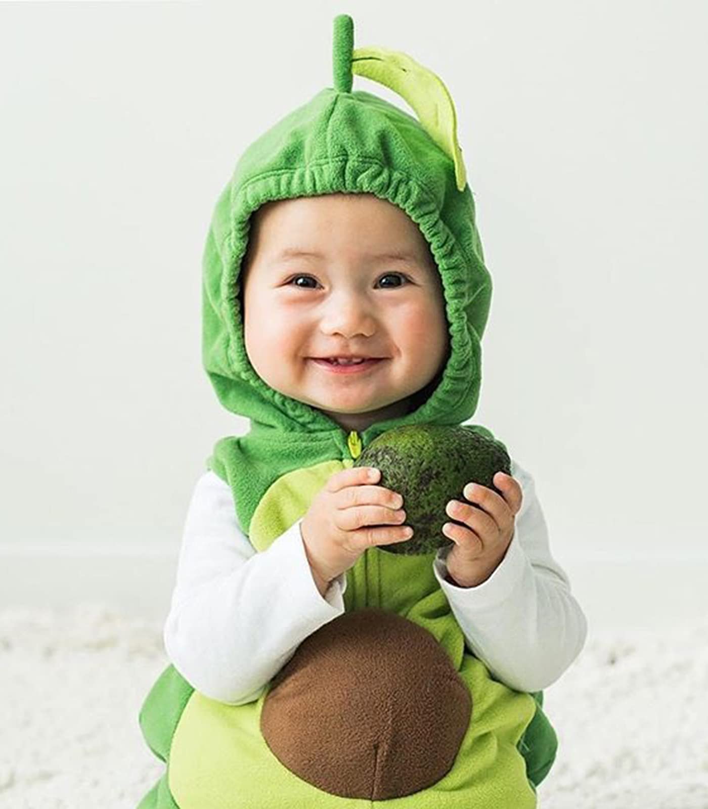 VISGOGO Newborn Baby Romper - Cute Avocado & Pineapple Shaped Jumpsuit for Infant Girls & Boys | Soft Cotton Outfit for Birthday Party, Photo Shoot & Everyday Wear