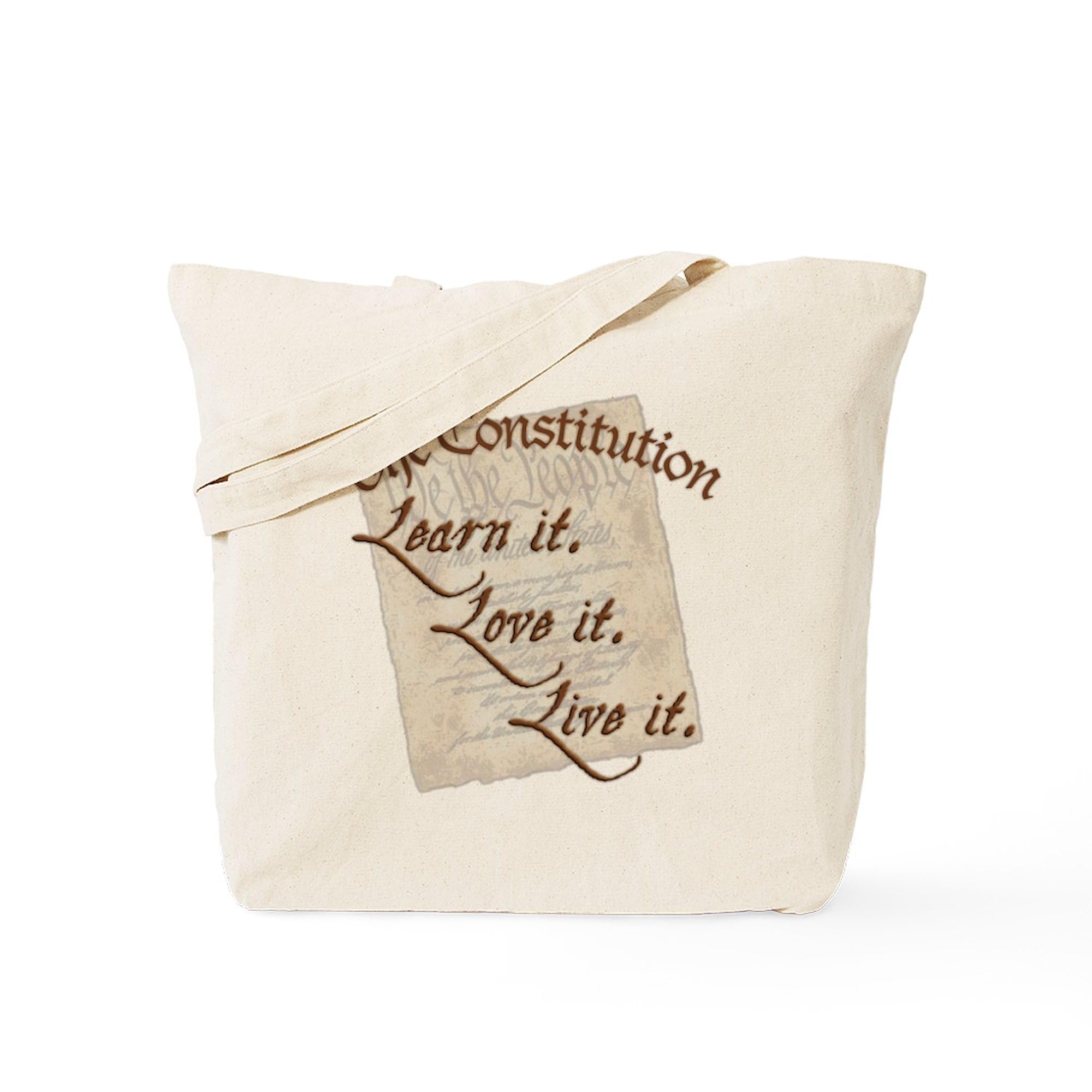 Conservatives Unite! Natural Canvas Tote Bag - Reusable Eco-Friendly Shopping Bag for Groceries, Beach & Daily Use | CafePress