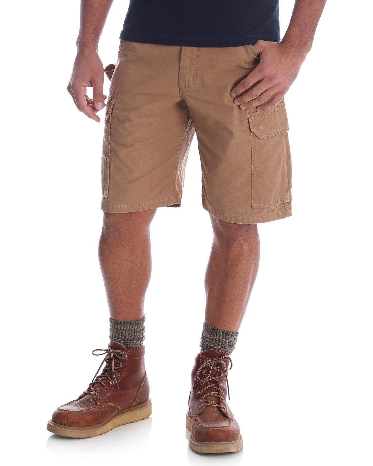 Wrangler Riggs Workwear Men's Ranger Cargo Shorts - Durable & Comfortable Work Shorts for Construction, Hiking & Outdoor Activities