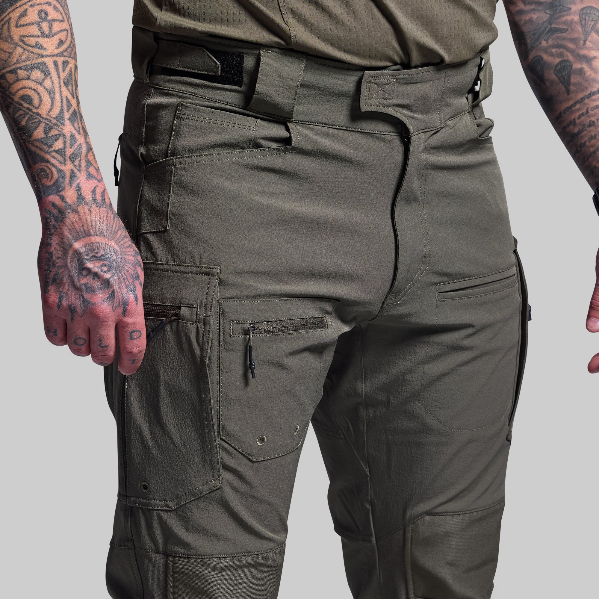Tactical Op Assault Pants - Ranger Green Military Combat Pants for Outdoor, Airsoft & Hiking | Durable & Lightweight Tactical Gear