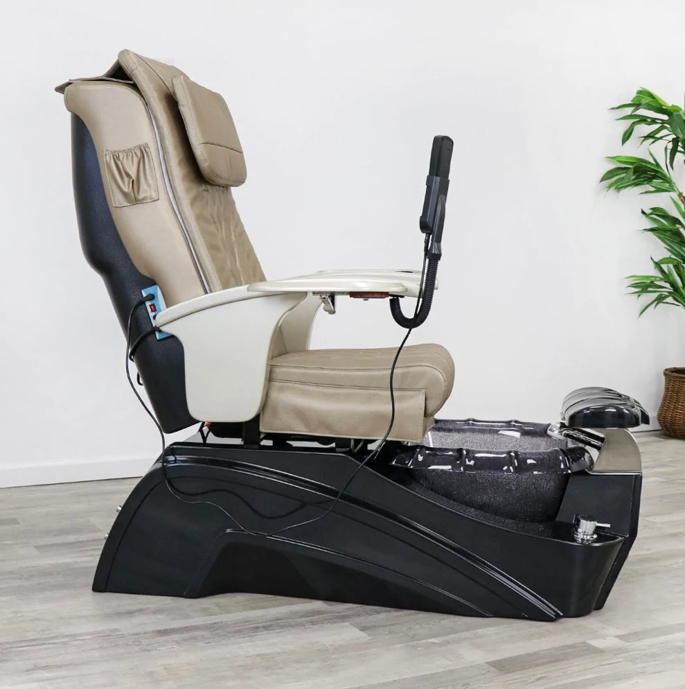 Professional Diamond Spa Pedicure Chair for Nail Salons & Spas - Hydraulic Massage Footrest, Adjustable Backrest, Premium Comfort for Ultimate Relaxation - Perfect for Pedicures, Manicures & Foot Care Treatments