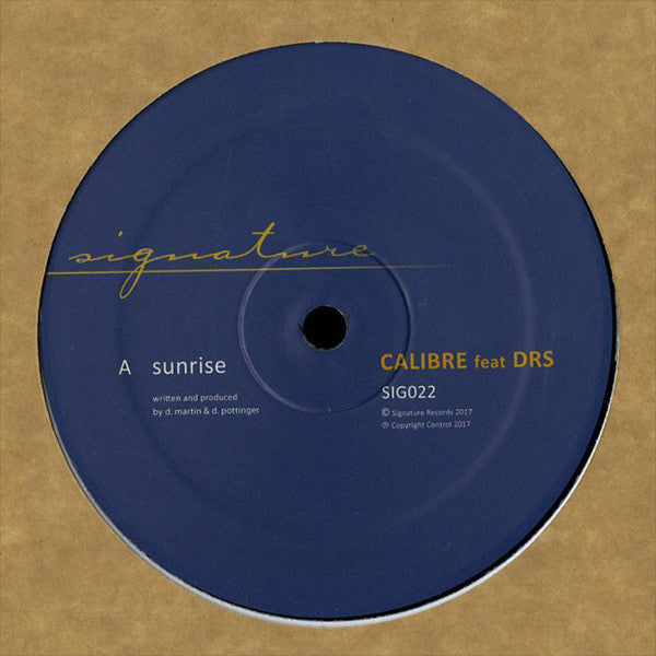 Calibre feat DRS – Sunrise / Broken Wings (SIG022) | Signature Records Vinyl | Perfect for DJ Sets & Chillout Music Sessions