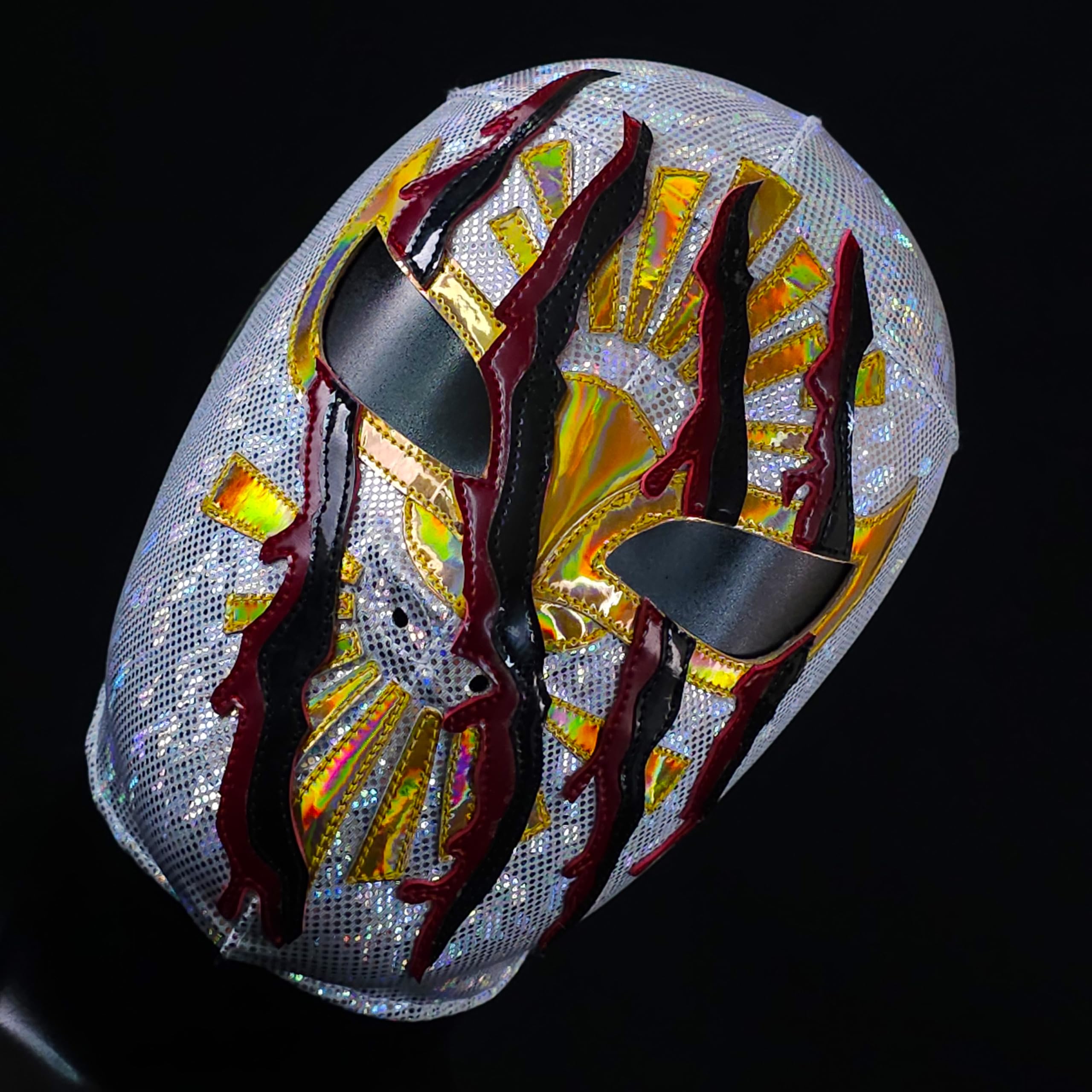 Authentic Mistico Luchador Wrestling Mask - Mexican Libre Wrestler Costume for Cosplay, Halloween & Wrestling Events