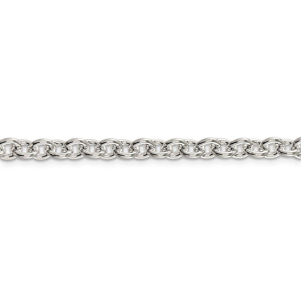 925 Sterling Silver 6.10mm Cable Chain Necklace with Lobster Clasp - Durable & Elegant Jewelry for Women, Perfect for Daily Wear, Gifts & Special Occasions