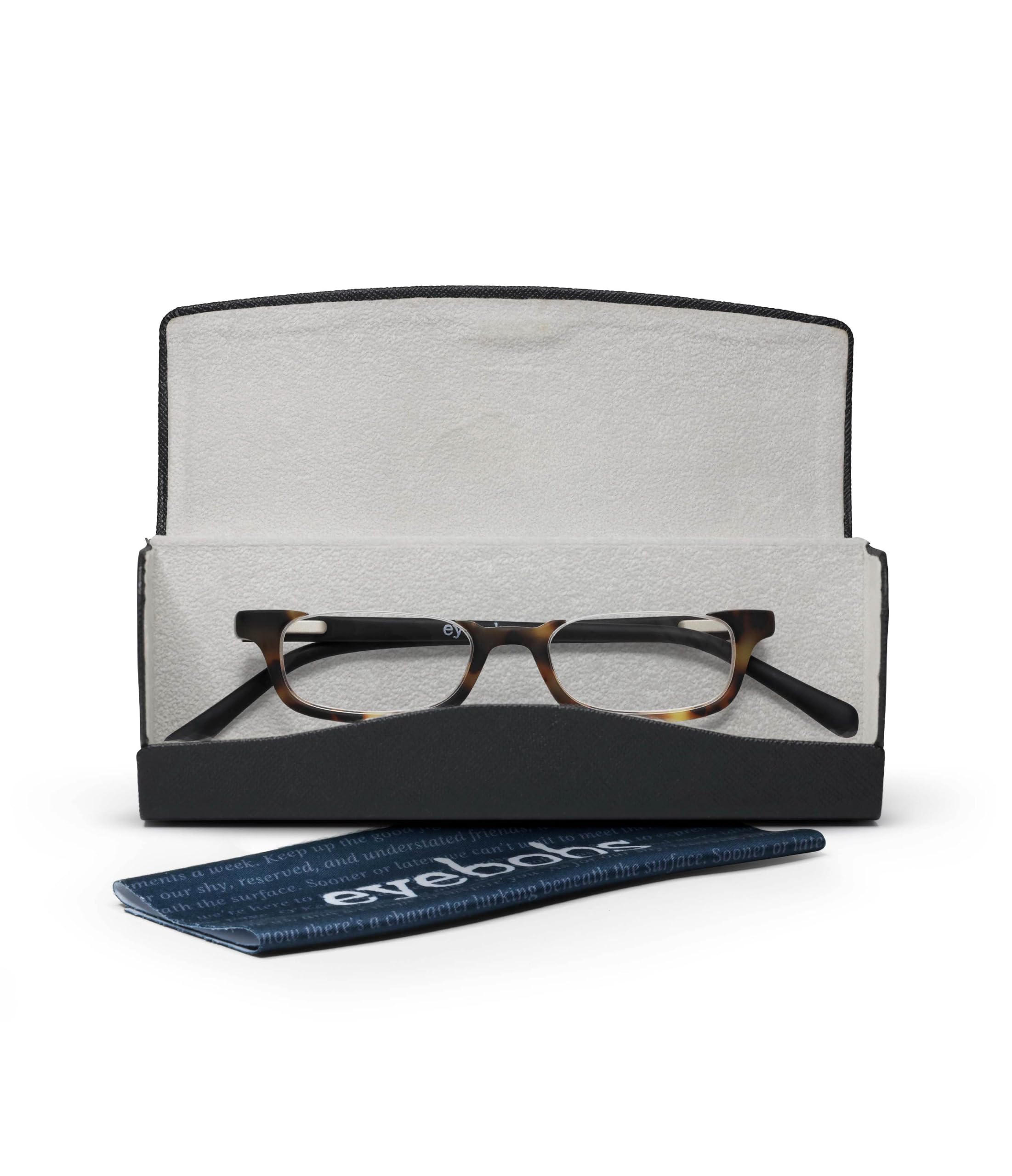 Eyebobs What Inheritance? Premium Reading Glasses for Men & Women - Half Rim Frames for Average Faces | Computer Glasses, Reading Books, Office Work & Daily Use