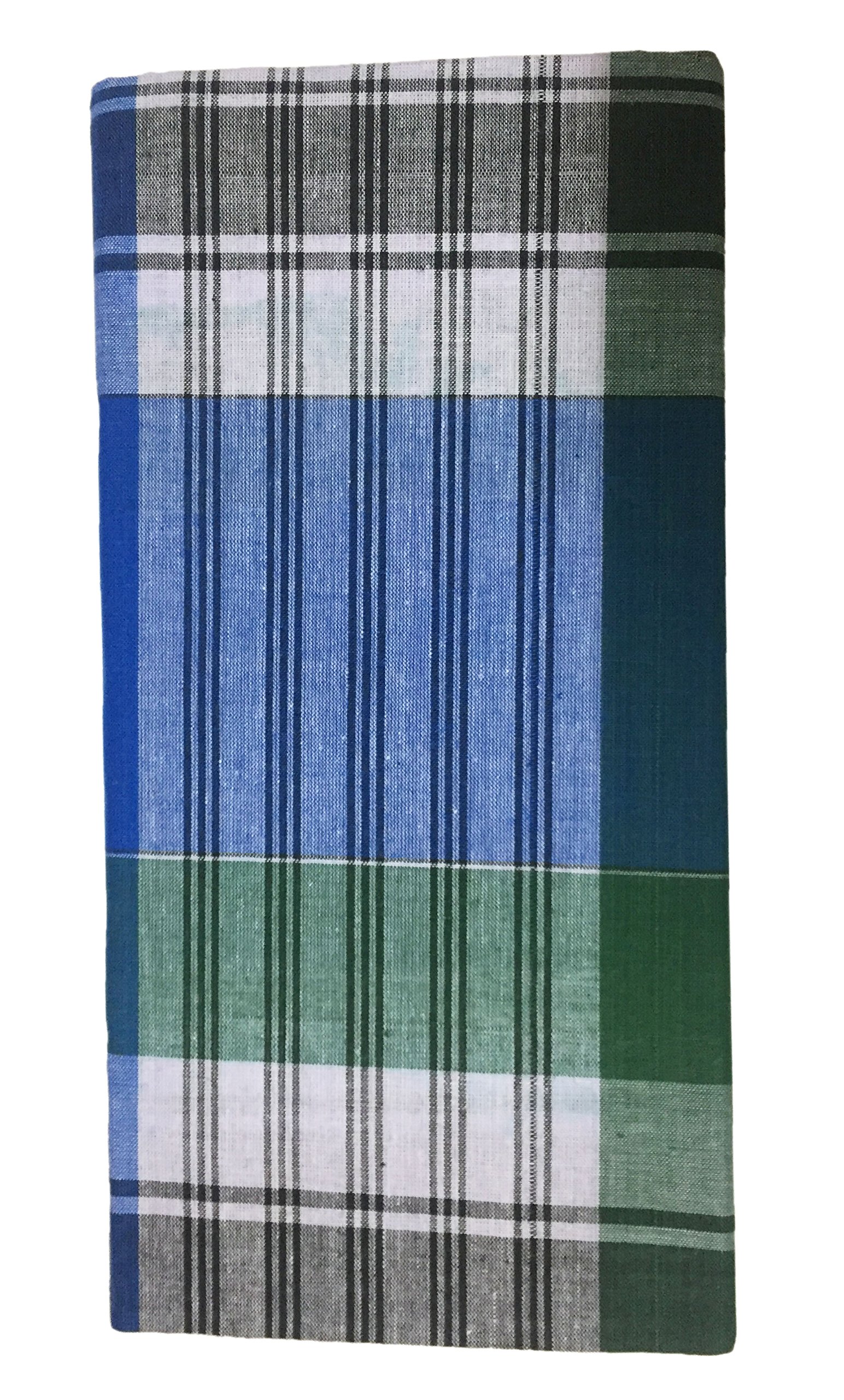 Men's 2.25 Meter Cotton Multi-Color Lungi Set (Pack of 3) - Comfortable Traditional Wrap for Casual Wear, Lounging & Summer Outfits