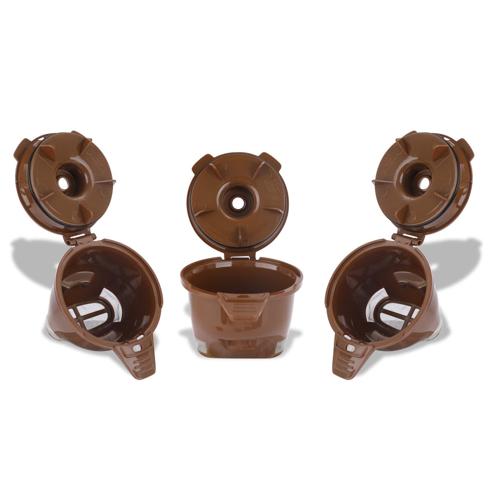 3-Pack Reusable Single Serve Coffee Filters - Compatible with Hamilton FlexBrew & Most Coffee Makers - Eco-Friendly Brew Basket Replacement for Better Tasting Coffee - Perfect for Home, Office & Travel Use