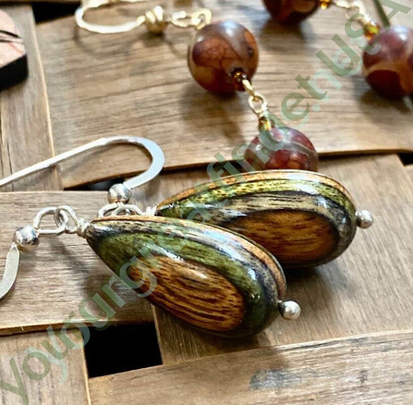 Sterling Silver Beaded Earrings Set of 3 Pairs - Elegant Dangle Earrings for Women, Perfect for Parties, Weddings & Everyday Wear