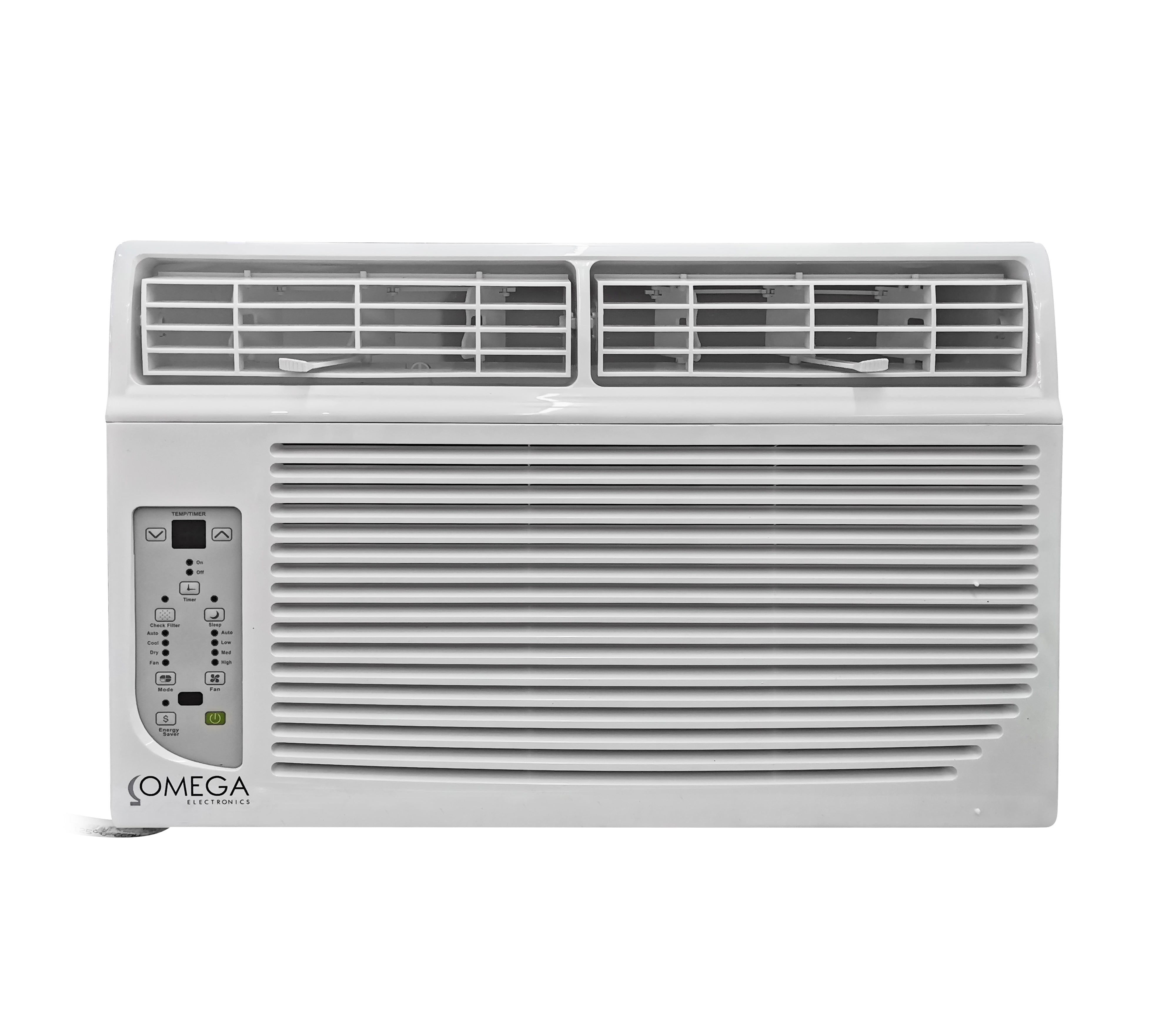 8000 BTU Window Air Conditioner 110V - Energy Efficient Cooling for Small Rooms | Omega Electronics | Perfect for Bedrooms, Offices & Apartments