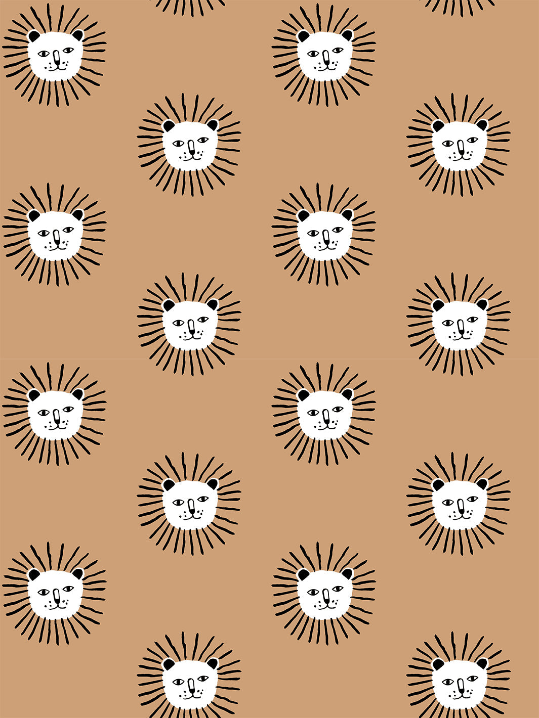 Lion's Mane Mushroom Wallpaper - Brown Botanical Peel & Stick Wallpaper for Home Decor | Perfect for Living Room, Bedroom, and Office Spaces