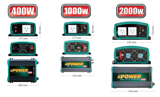 Enerdrive 1000W Power Inverter 12V to 110V DC to AC Converter for Cars, RVs, Trucks & Outdoor Camping Power Supply