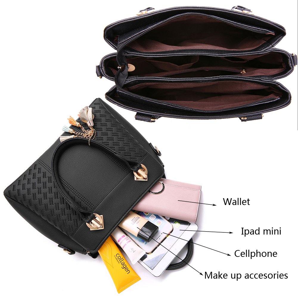 Premium Genuine Leather Shoulder Bags for Women - Fashion Designer Handbags, Satchel Tote & Crossbody Purse - Perfect for Work, Travel & Everyday Use