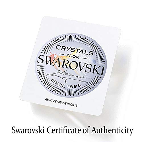 2-Pack Swarovski Crystal Ceiling Fan Pull Chain - 2 Inch Clear Modern Almond Prisms for Home Decor, Bedroom & Living Room Fan Accessories