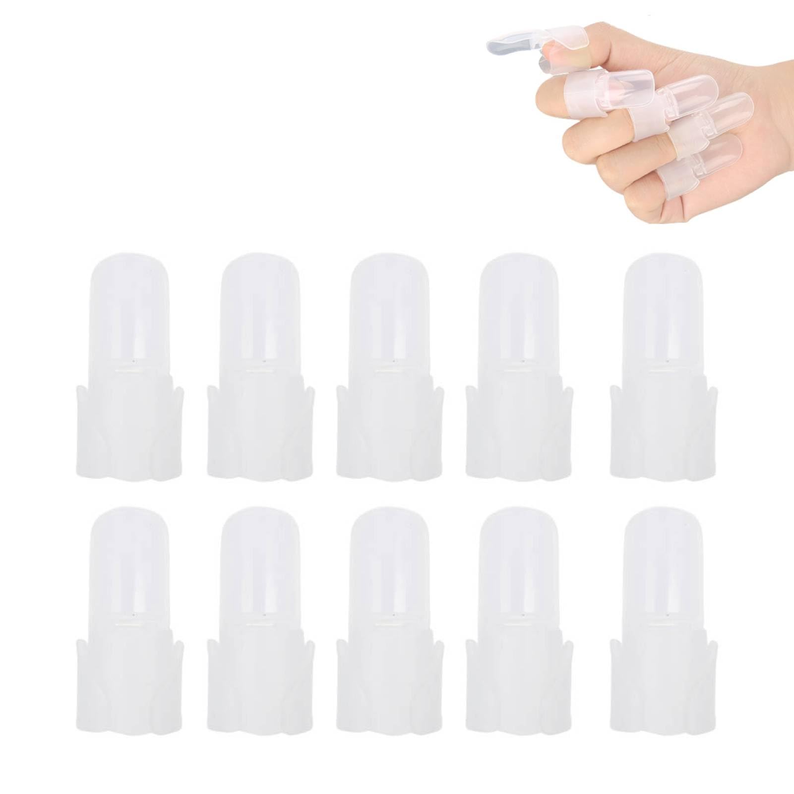 10pcs Nail Polish Protector Tips - Finger Nail Art Shields for Manicure & Salon Use, Reusable Nail Varnish Guards for Professional & Home Nail Care - Perfect for Nail Salons, DIY Manicures & Beauty Treatments