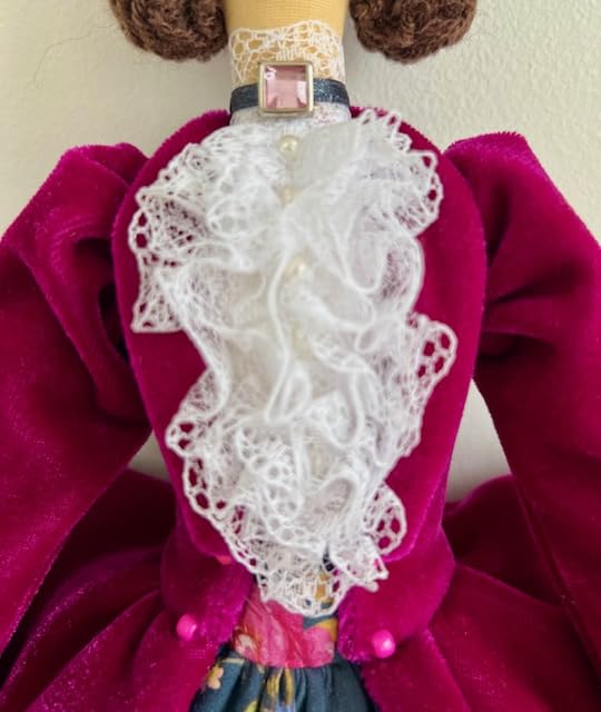 Tilda Mademoiselle Adelina Handmade Rag Doll - Regency & Rococo French Court Style Art Doll | Romantic Princess Gift for Girls | Perfect for Tea Parties, Nursery Decor & Collectible Displays