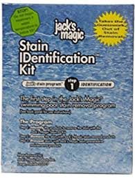 Jack's Magic Stain ID Kit - 2 Pack for Home & Laundry Cleaning