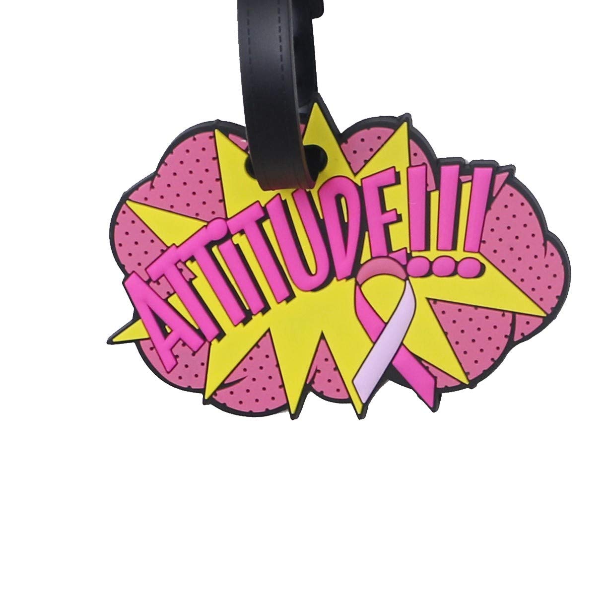 DUKAP Stylish Travel Luggage Tag - Durable ID Tags for Suitcases & Bags - Funny Attitude Design for Men & Women - Perfect for Airports, Business Trips & Vacation Travel Accessories