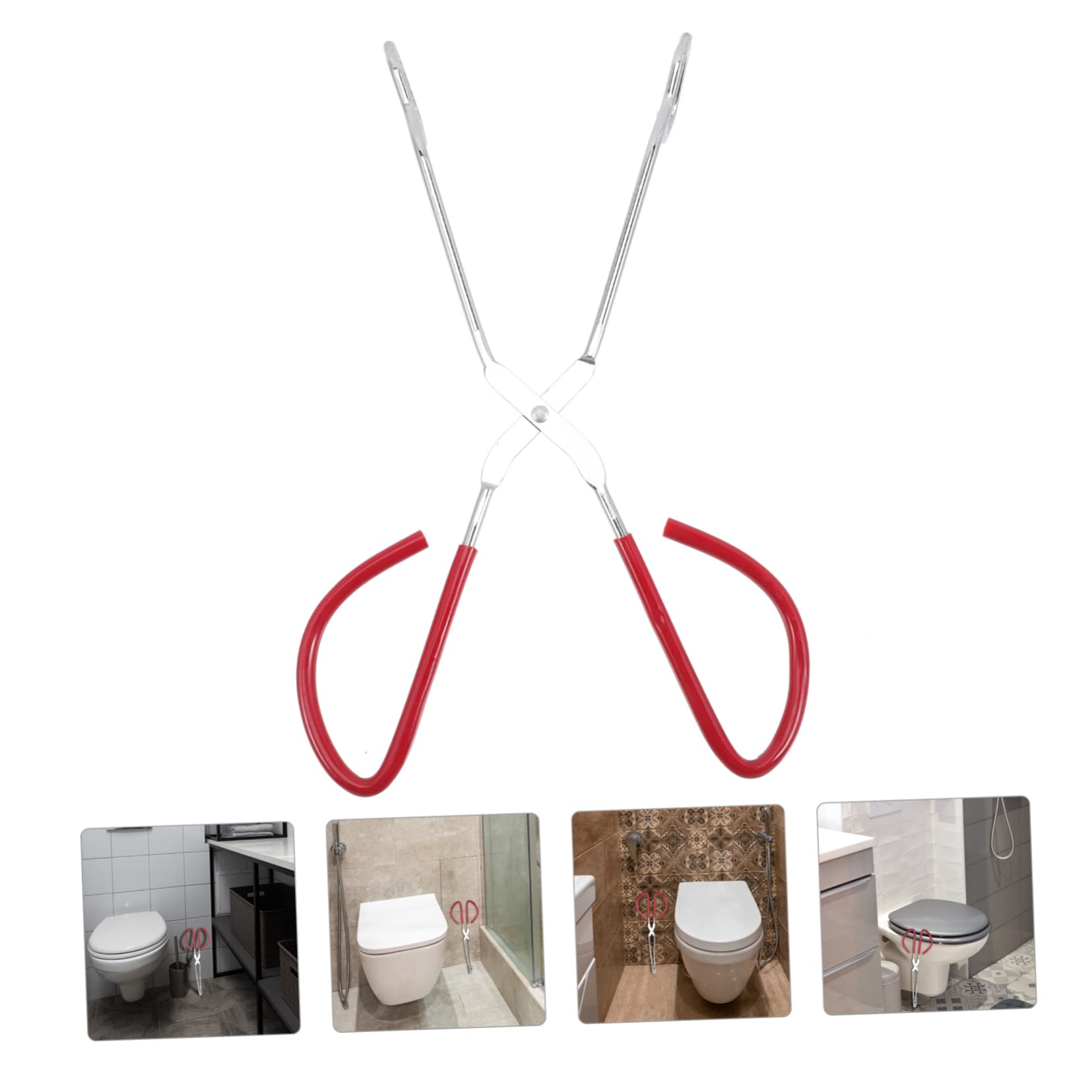 DOITOOL 2-Pack Travel Toilet Paper Holder & Wipe Tongs - Portable Bathroom Assist Tool for Disabled & Elderly - Camping, Hiking, Road Trips & Home Use