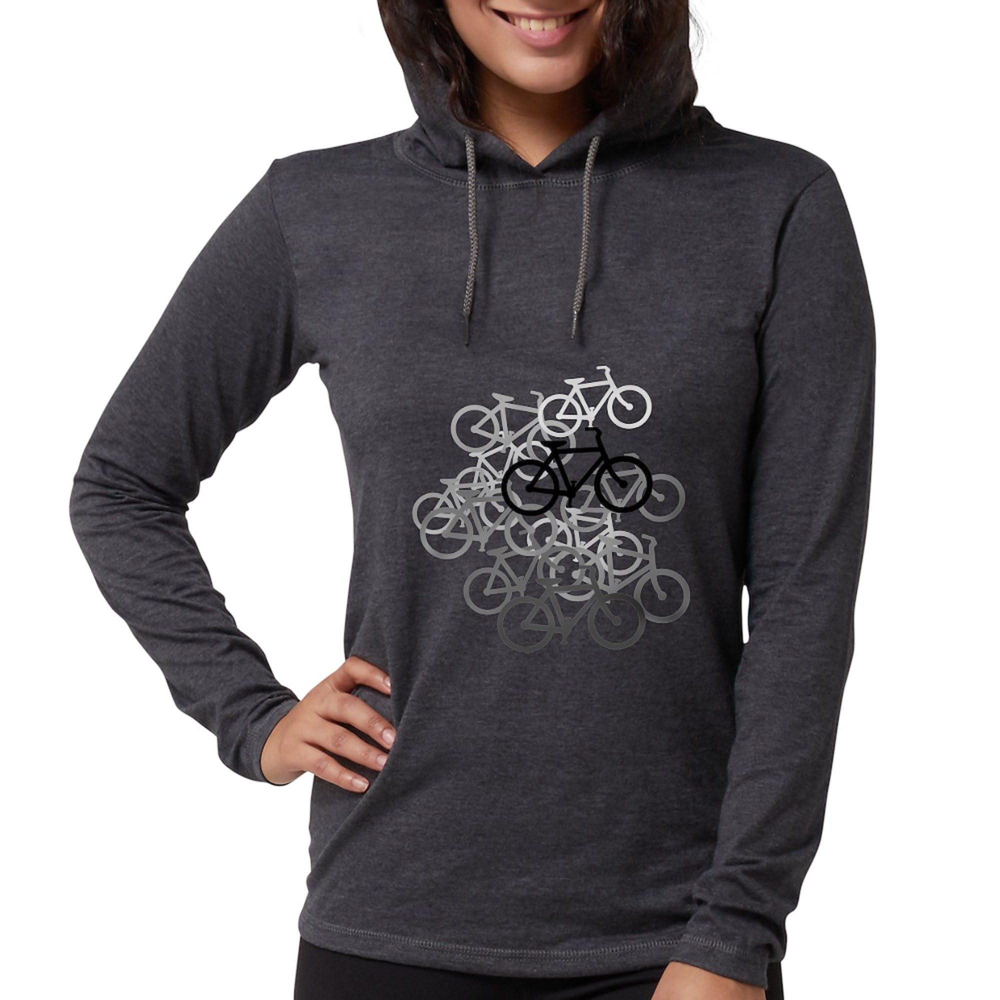 Bicycles Women's Hooded T-Shirt Hoodie - Stylish & Comfortable Casual Wear for Cycling, Gym & Outdoor Activities